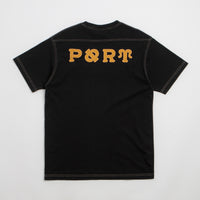 Pass Port Letterhead Panel T-Shirt - Washed Black thumbnail