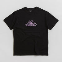 Pass Port Manuscript T-Shirt in Black thumbnail