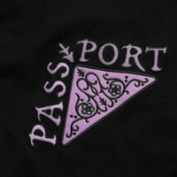 Pass Port Manuscript T-Shirt in Black thumbnail