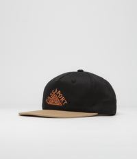 Pass Port Manuscript Workers Cap in Black and Sand