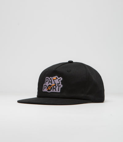 Pass Port Master-Sound Workers Cap in Black