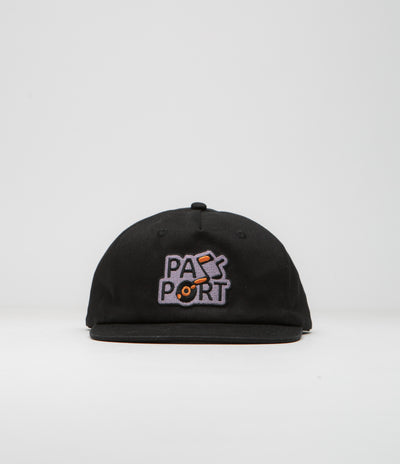 Pass Port Master-Sound Workers Cap in Black
