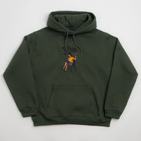 Pass Port Minimal Output Hoodie in Forest Green thumbnail
