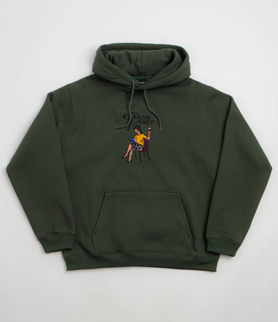 Pass Port Minimal Output Hoodie in Forest Green