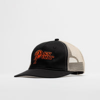 Pass Port Minimum Output Workers Trucker Cap - Black thumbnail