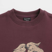 Pass Port Nesting Crewneck Sweatshirt - Berry thumbnail