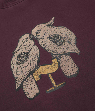 Pass Port Nesting Crewneck Sweatshirt - Berry