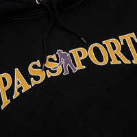 Pass Port Official Contrast Hoodie - Washed Black thumbnail