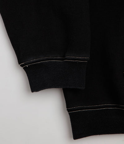 Pass Port Official Contrast Hoodie - Washed Black