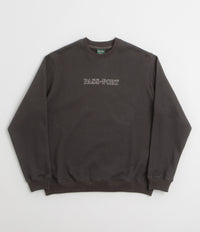 Pass Port Official Organic Fleece Sweatshirt in Vintage Black