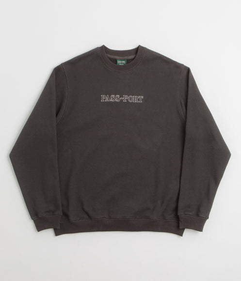 Pass Port Official Organic Fleece Sweatshirt - Vintage Black