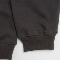 Pass Port Official Organic Fleece Sweatshirt in Vintage Black thumbnail