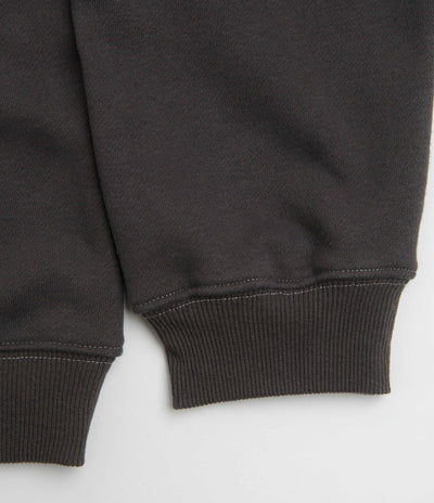 Pass Port Official Organic Fleece Sweatshirt in Vintage Black