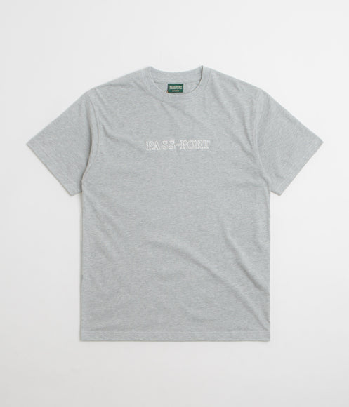 Pass Port Official Organic T-Shirt - Heather Grey