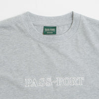 Pass Port Official Organic T-Shirt in Heather Grey thumbnail