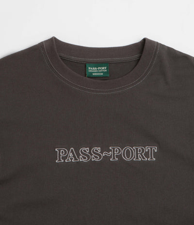 Pass Port Official Organic T-Shirt in Vintage Black