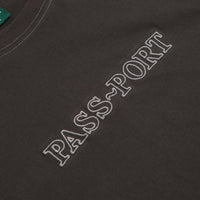 Pass Port Official Organic T-Shirt in Vintage Black thumbnail