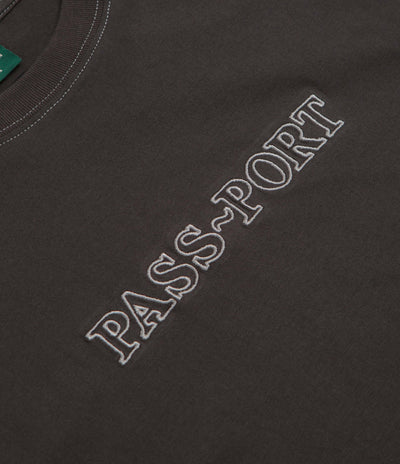 Pass Port Official Organic T-Shirt in Vintage Black