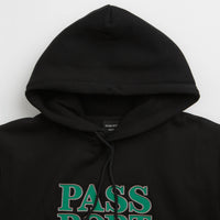 Pass Port Official Stacked Applique Hoodie in Black thumbnail