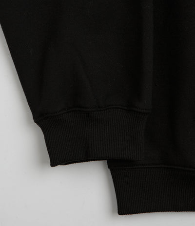 Pass Port Official Stacked Applique Hoodie in Black
