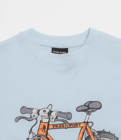 Pass Port One Speed T-Shirt in Stonewash Blue