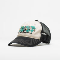 Pass Port Orchard Leagues Trucker Cap in Black and Off White thumbnail