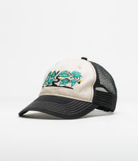 Pass Port Orchard Leagues Trucker Cap in Black and Off White