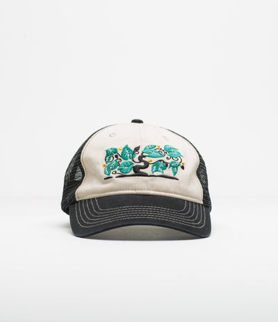 Pass Port Orchard Leagues Trucker Cap in Black and Off White