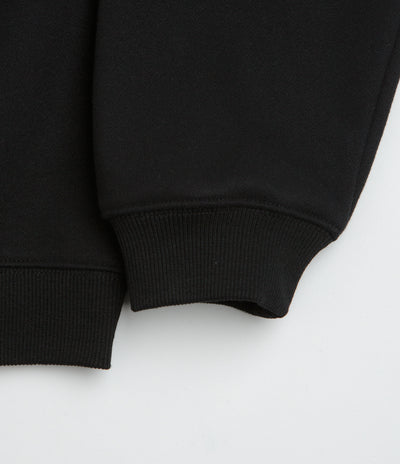 Pass Port Orchard Organic Crewneck Sweatshirt in Black