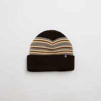Pass Port Organic Cotton Stripe Beanie - Black / Brown thumbnail