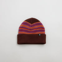 Pass Port Organic Cotton Stripe Beanie in Orange thumbnail