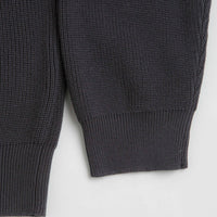 Pass Port Organic Cotton Stripe Knit Sweatshirt in Slate thumbnail