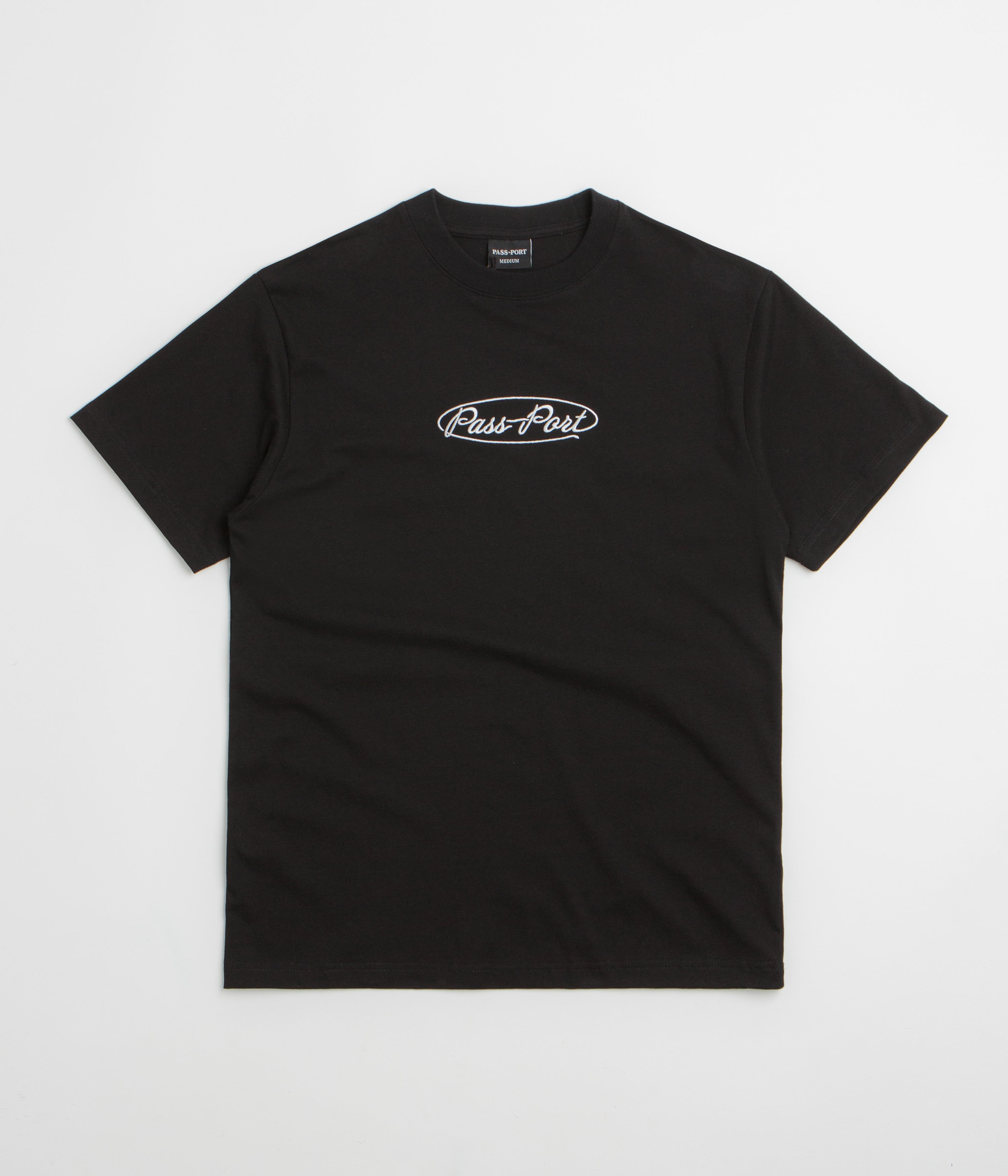 Pass Port Ovalit T-Shirt in Black