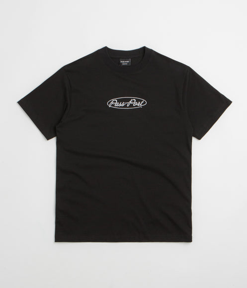 Pass Port Ovalit T-Shirt - Black