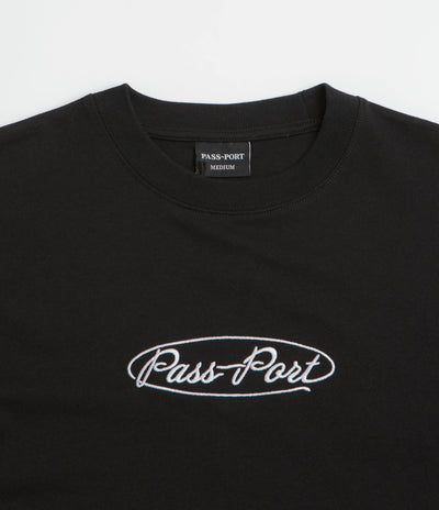 Pass Port Ovalit T-Shirt in Black