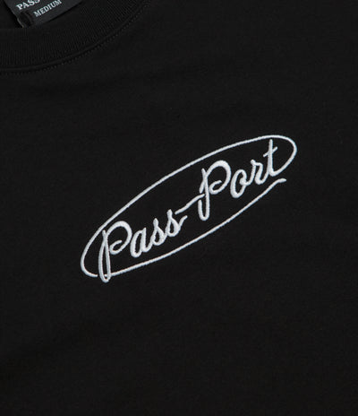 Pass Port Ovalit T-Shirt in Black