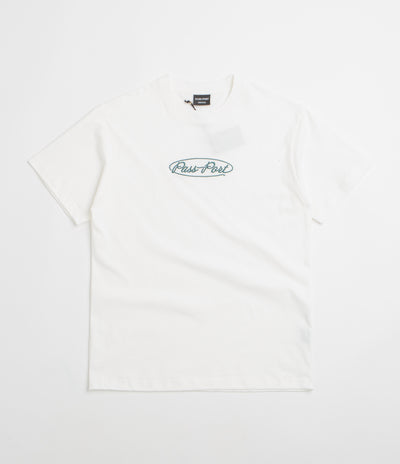 Pass Port Ovalit T-Shirt in White