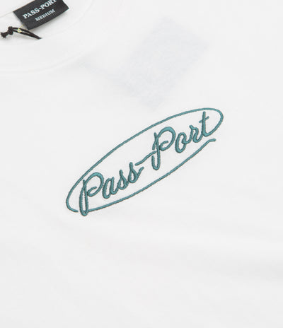 Pass Port Ovalit T-Shirt in White