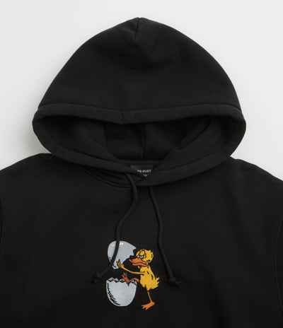 Pass Port Over It Hoodie in Washed Black
