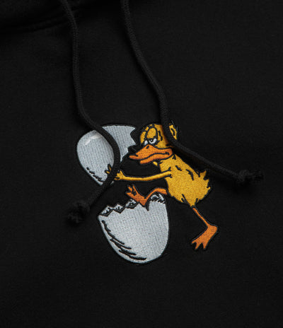 Pass Port Over It Hoodie in Washed Black