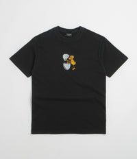 Pass Port Over It T-Shirt in Washed Black