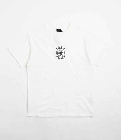 Pass Port Potters Mark Embroidery T-Shirt - White