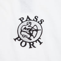 Pass Port Potters Mark Embroidery T-Shirt - White thumbnail