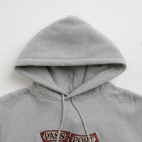 Pass Port Red Flag Hoodie - Ash thumbnail