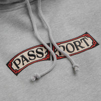 Pass Port Red Flag Hoodie - Ash thumbnail