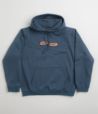 Pass Port Red Flag Hoodie in Harbour Blue