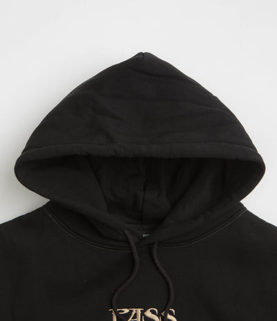Pass Port Roman Candle Hoodie in Black