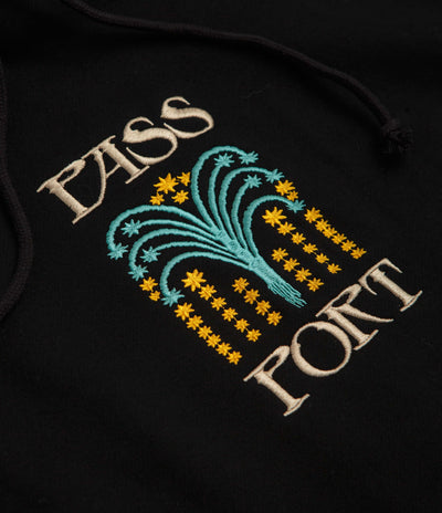 Pass Port Roman Candle Hoodie in Black