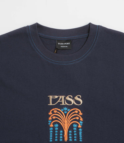 Pass Port Roman Candle T-Shirt in Navy