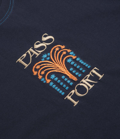 Pass Port Roman Candle T-Shirt in Navy